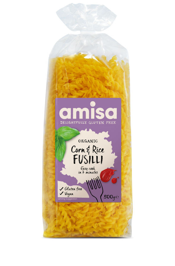 Amisa Organic Gluten Free Corn and Rice Fusilli