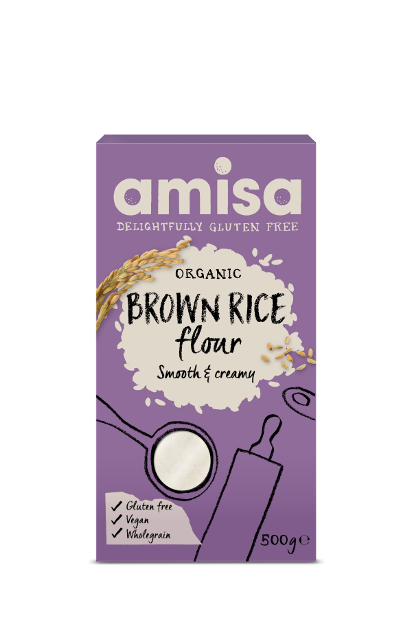 Amisa Organic Gluten Free Brown Rice Flour